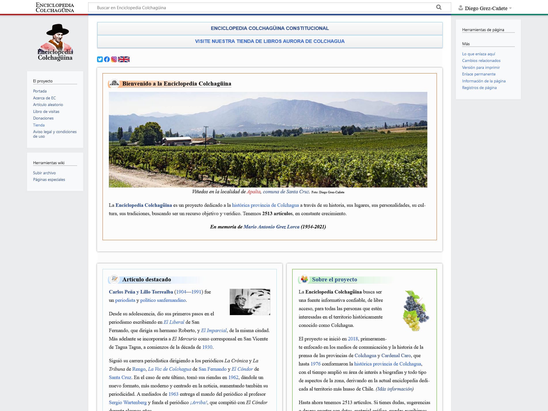 Lee más sobre el artículo Mi compromiso con la promoción de la cultura: la Enciclopedia Colchagüina